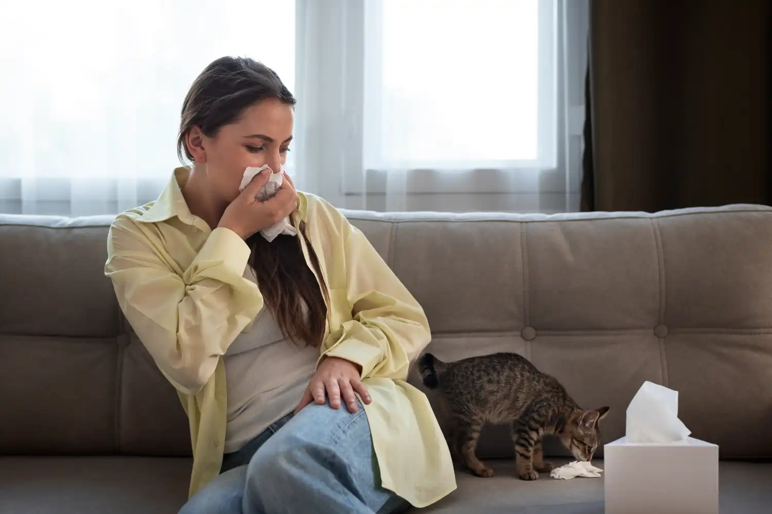 kedi gribi insana geçer mi?